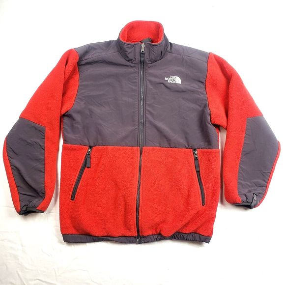 The North Face Kids Red and Gray Jacket - Picture 1 of 16
